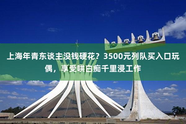 上海年青东谈主没钱硬花？3500元列队买入口玩偶，享受哄白痴千里浸工作